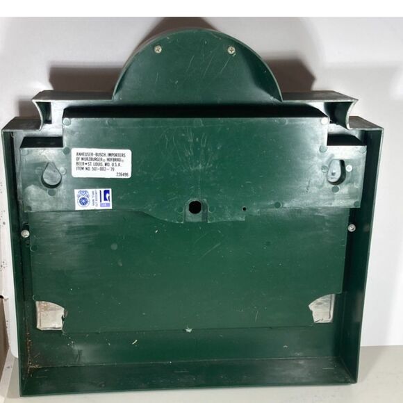 Wurzburger Hofbrau Imported German Beer plaque 1979 Green 3-D Sign - Picture 3 of 3